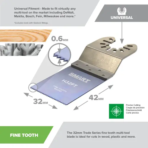 Smart H8MAK 8pcs Multi-Tool Blade Set (7530024) - EpicCentre Supply Ltd