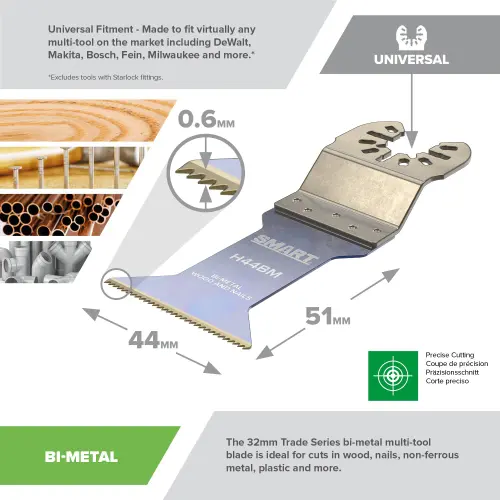 Smart H8MAK 8pcs Multi-Tool Blade Set (7530024) - EpicCentre Supply Ltd
