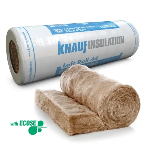 Knauf Loft Roll Insulation 44 (Combi-cut) 150mm (9.17m2)