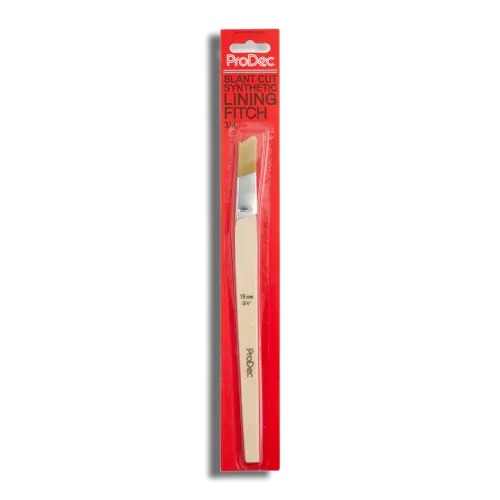 ProDec 19mm Synth Slant Cut Lining Fitch Brush
