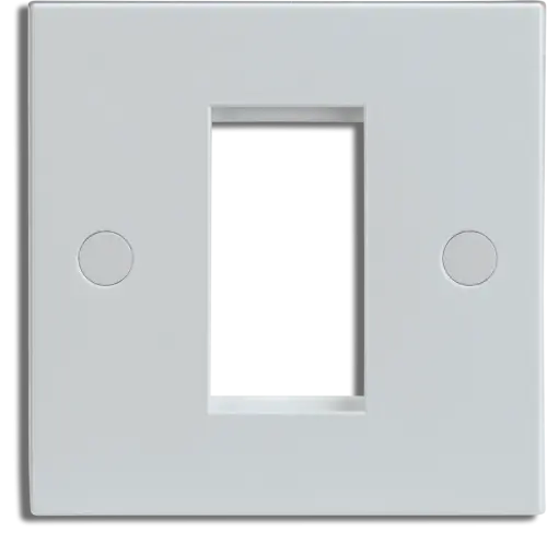 Knightsbridge Standard 1 Gang Modular Plate