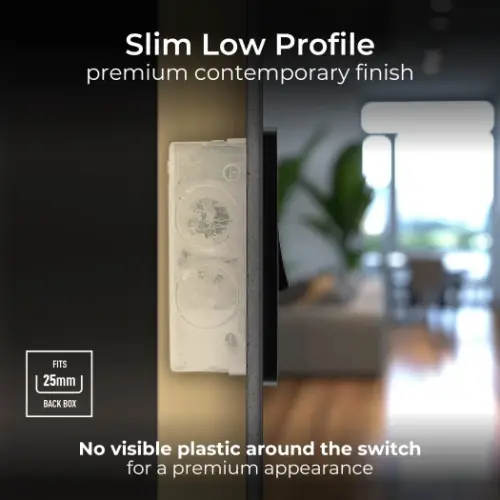 BG Evolve Matt Grey Single Light Switch 20a 16ax 2-way (5070057) - EpicCentre Supply Ltd