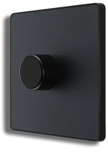 BG Evolve Blck Trailing Edge Led 200w Double Dimmer Switch 2-way (5070056) - EpicCentre Supply Ltd