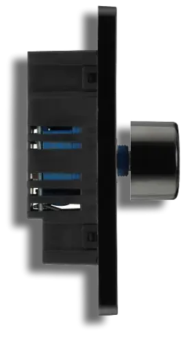 BG Evolve Blck Trailing Edge Led 200w Double Dimmer Switch 2-way (5070056) - EpicCentre Supply Ltd