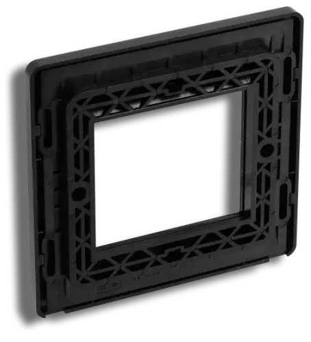 BG Evolve Twin Euro Module Aperture Single Front Plate 50 X 50 (5070050) - EpicCentre Supply Ltd