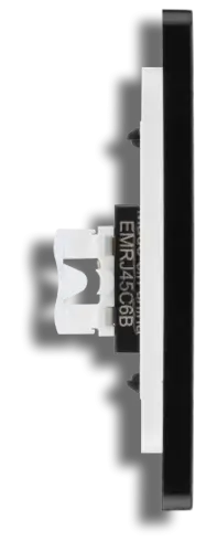 BG Evolve Matt Black Single RJ45 Telephone Socket (5070046) - EpicCentre Supply Ltd