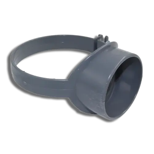 Pushfit Soil One Way Short Boss Pipe Olive Grey 50mm