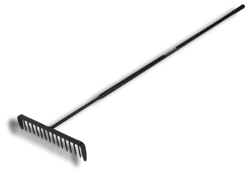 Roughneck ROU68500 Tarmac Rake 16 Round Teeth Tubular Steel