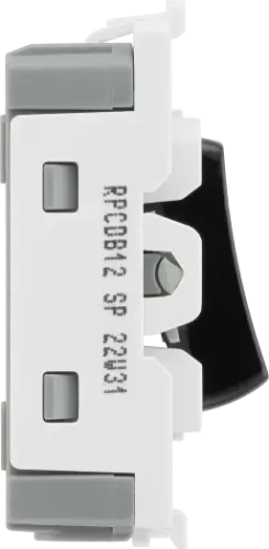 BG Evolve Grid Black 20Amp 20AX 2 Way 1 Pole Switch Module (5070054) - EpicCentre Supply Ltd