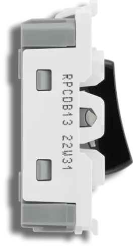 BG Evolve Grid Black 20Amp20AX Intermediate 1 Pole Switch Module (5070055) - EpicCentre Supply Ltd