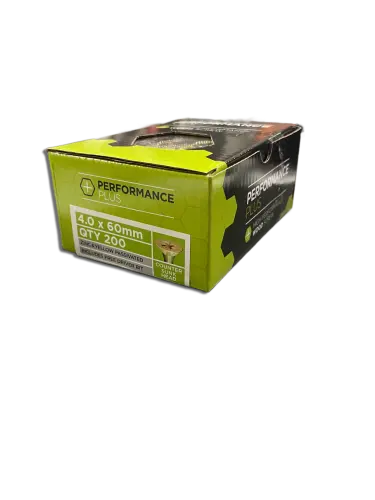 Performance Plus Screws 4x60mm PK 200