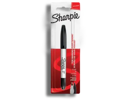 Sharpie SHP1985877 Twin Tip Permanent Marker Black