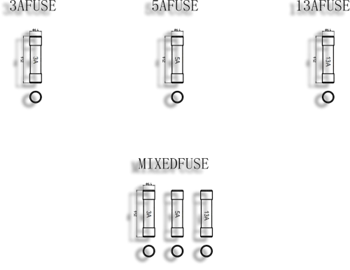 Knightsbridge 3A Fuse PK 10 (5250001) - EpicCentre Supply Ltd