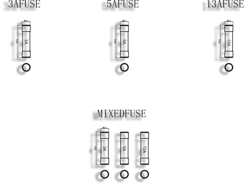 Knightsbridge 5A Fuse PK 10 (5250002) - EpicCentre Supply Ltd