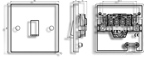 Knightsbridge 20A 1G DP Switch (5090014) - EpicCentre Supply Ltd