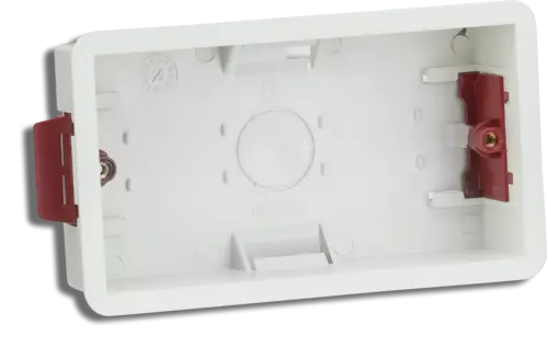 Knightsbridge Double Dry Lining Box 2 Gang 35mm