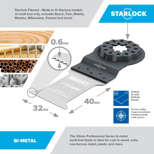 Smart ST3MAK Starlock 3 Piece Blade Set 32mm (7530033) - EpicCentre Supply Ltd