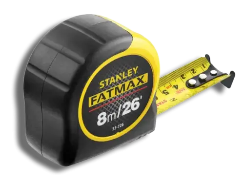 Stanley FatMax Blade Armor Tape
Measure 8m/26ft