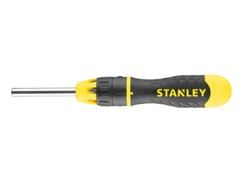 Stanley Multibit Ratchet Screwdriver with 10 Bits (7220001) - EpicCentre Supply Ltd