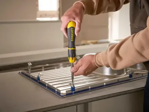 Stanley Multibit Ratchet Screwdriver with 10 Bits (7220001) - EpicCentre Supply Ltd