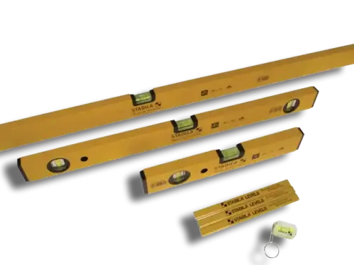 STABILA 70-2 Double Plumb Spirit Level Pack 30cm 60cm & 180cm