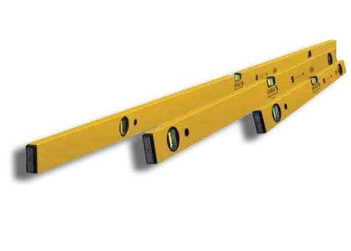 STABILA 70-2 Double Plumb Spirit Level Pack 60cm 120cm &180cm