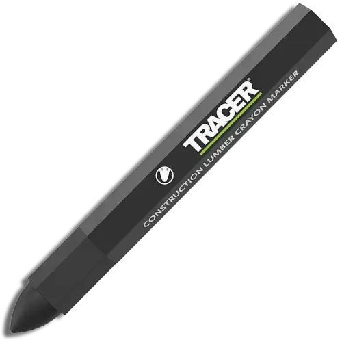 Tracer Construction Lumber Crayon Marker Black