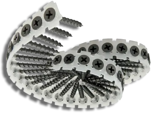 SAMAC DW Coarse Thread Collated Drywall Screws Black 3.5 x 45 PK 1000