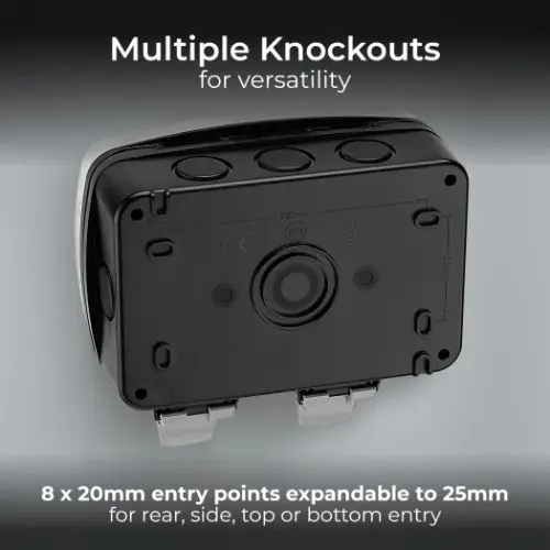 BG IP66 2 Gang 13A Decorative Outdoor Weatherproof Switched Socket (5070052) - EpicCentre Supply Ltd