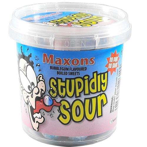 Maxons Stupidly Sour Bubblegum 100g