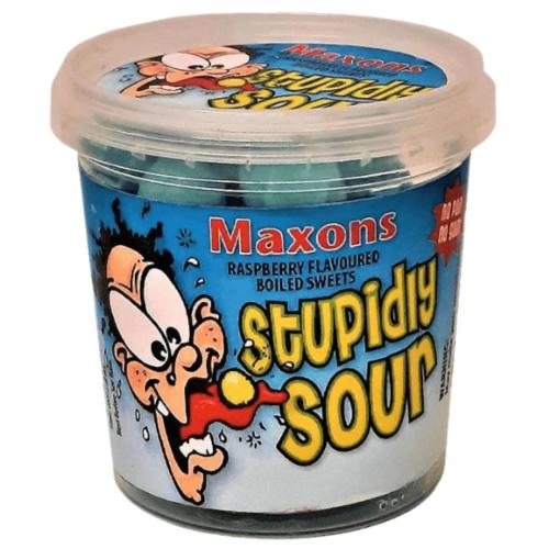 Maxons Stupidly Sour Raspberry 75g