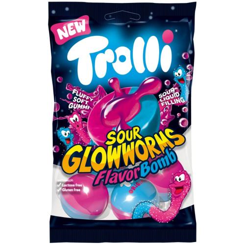 Trolli Flavor Bomb Sour Glowworms 75g
