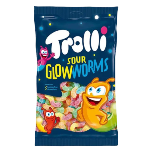 Trolli Sour Glowworms 100g