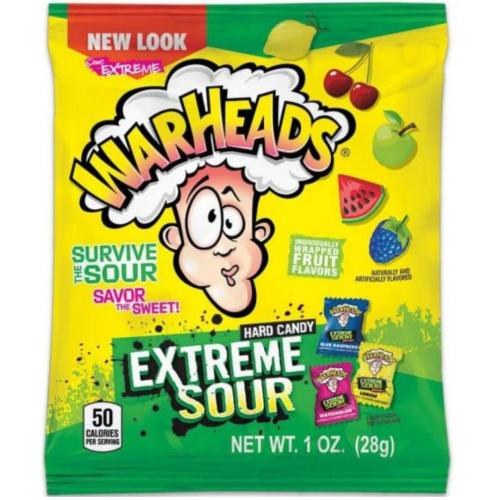 Warheads Extreme Sour Hard Candy 28g