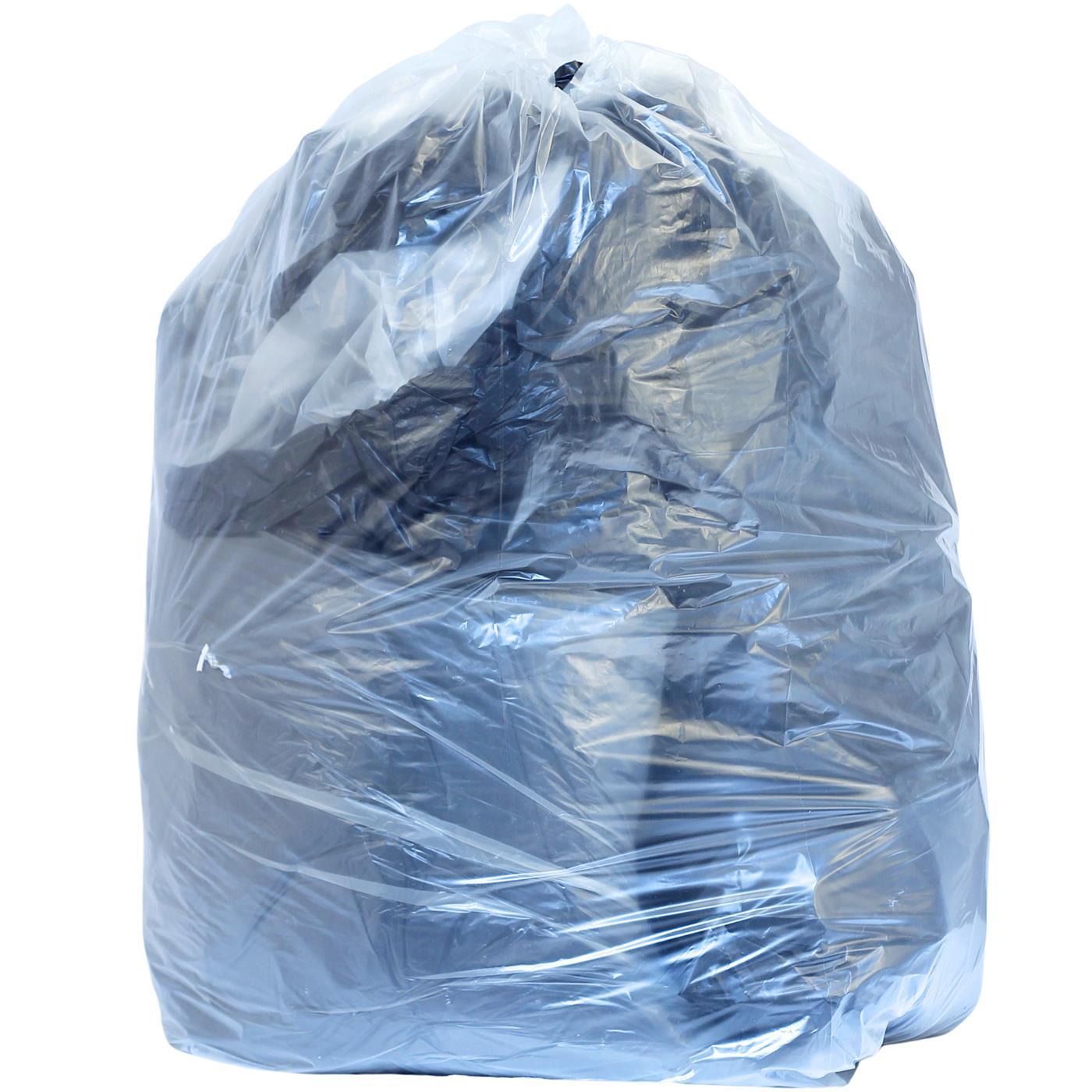 140L Clear Extra Heavy Duty Compactor Sack 20kg PK100