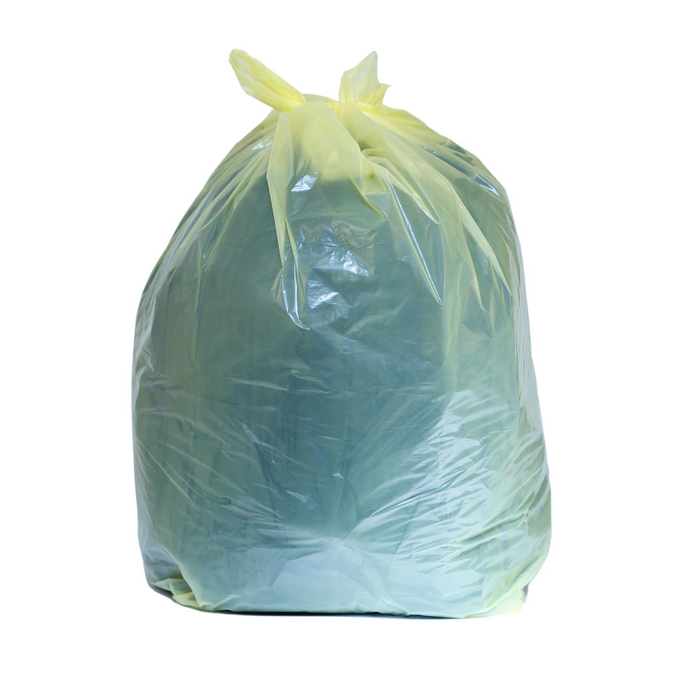 90L Yellow Medium Duty Refuse Sack 10kg PK200