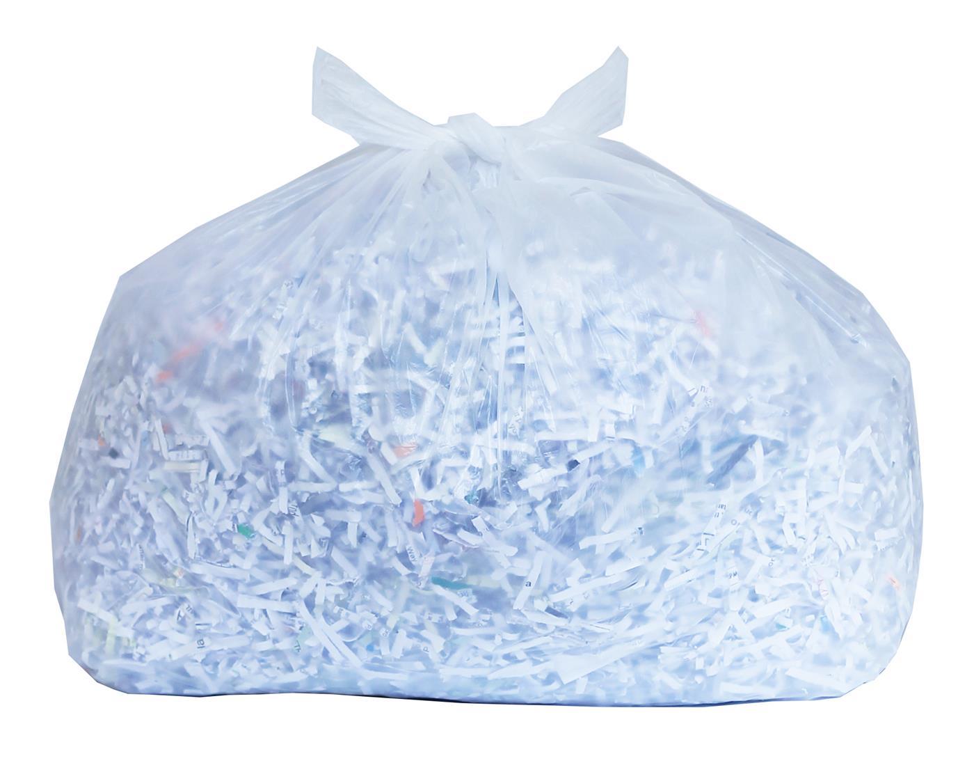 30L White Heavy Duty Square Bin Liner PK1000