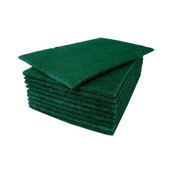Green Scourer Pad 23x15cm Pack 10
