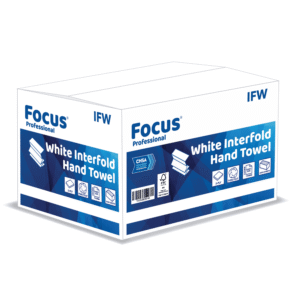 Focus ECO White Interfold Hand Towels 2 Ply 225mm x 190mm – Case of 3000 Towels