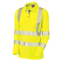 POLLYFIELD Leo EcoViz Performance+ Women's Sleeved Polo Shirt