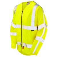 HUISH Leo EcoViz LFS/AS Sleeved Zip Waistcoat (EN 14116 & EN 1149)