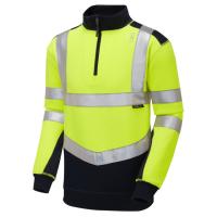 TAPELEY Leo EcoViz Dual Colour 1/4 Zip Sweatshirt
