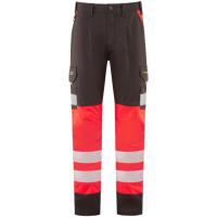 WINSFORD Leo EcoViz Stretch Cargo Trouser - Red/ Grey