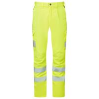 WINSFORD Leo EcoViz Stretch Cargo Trouser - Yellow
