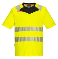 Portwest DX413 DX4 Hi-Vis T-Shirt S/S Yellow/Black