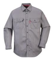 Portwest FR89 Bizflame 88/12 FR Work Shirt Grey