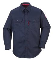 Portwest FR89 Bizflame 88/12 FR Work Shirt Navy