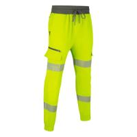 Beeswift Mens hi-vis yellow work joggers