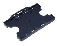 Double Side open Rigid L/S Card Holder Dark Blue