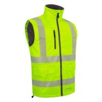 Beeswift Mens bodywarmer fluorescent yellow
